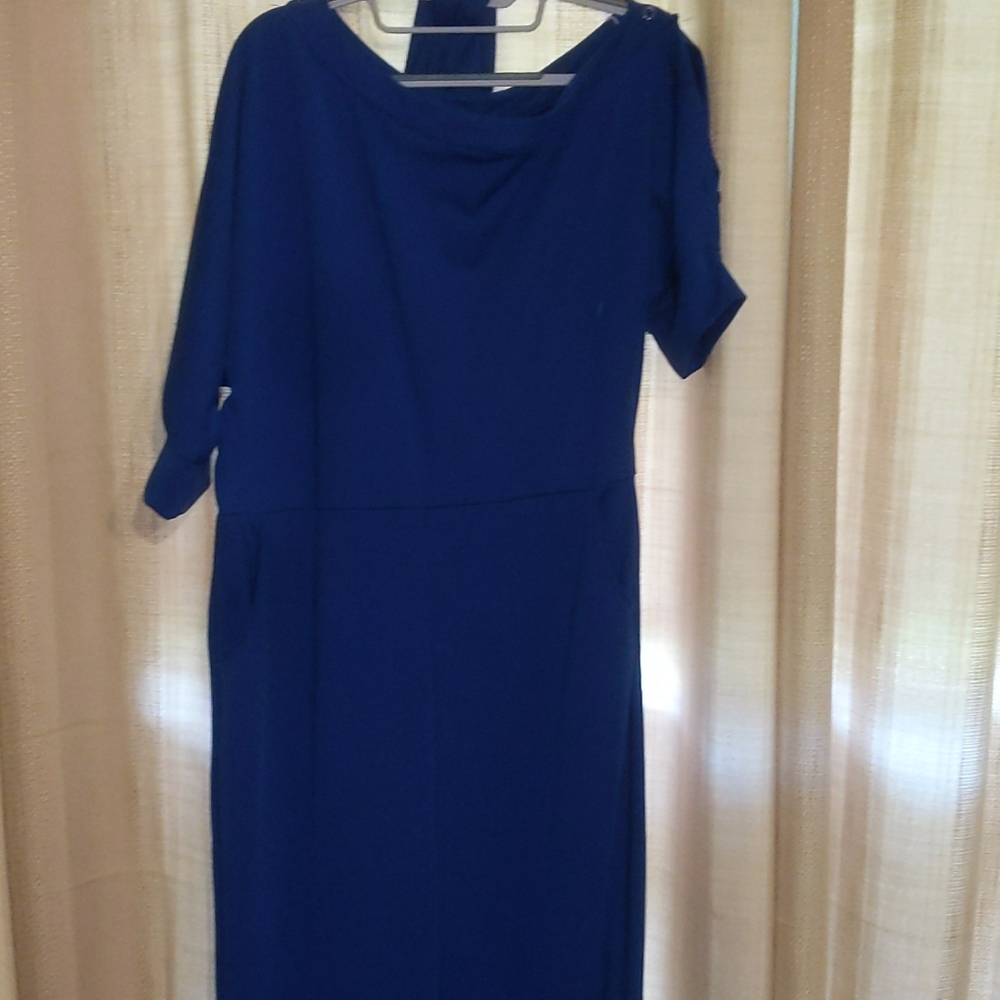 Tag less blue jumpsuit